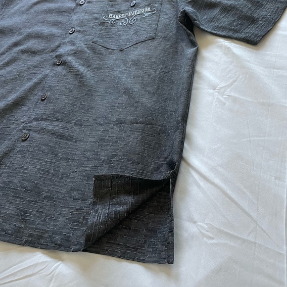 Harley Davidson Button Down Short Sleeve Shirt - Picture 4 of 14